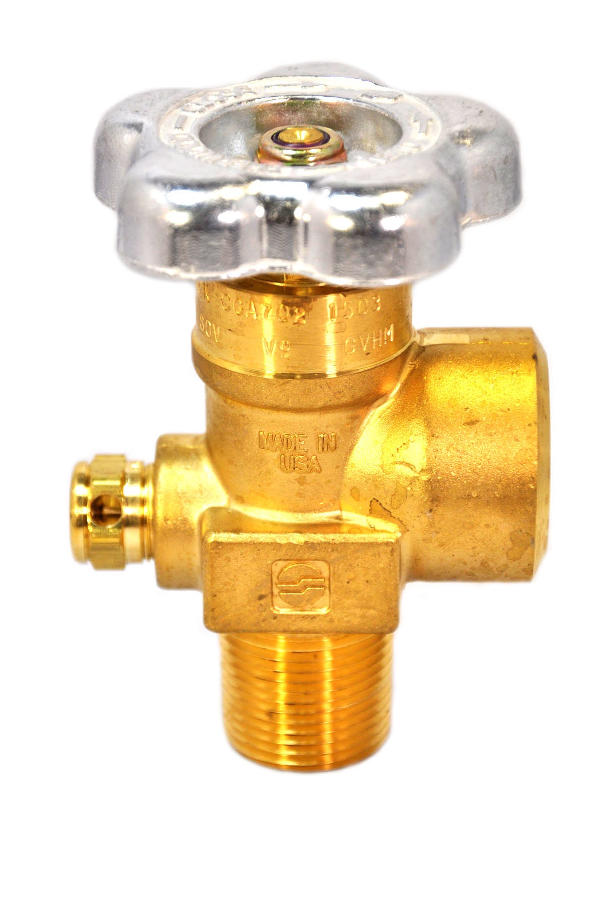 BREATHING AIR CYLINDER VALVE - CGA 702 - GVHM70261-55