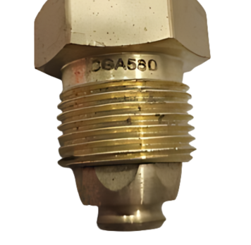 CGA 580 Helium Nut for Standard Wrench Tight Balloon Fillers