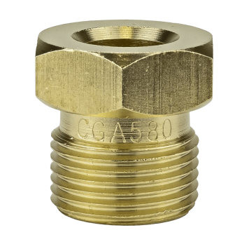 CGA 580 Helium Nut for Standard Wrench Tight Balloon Fillers