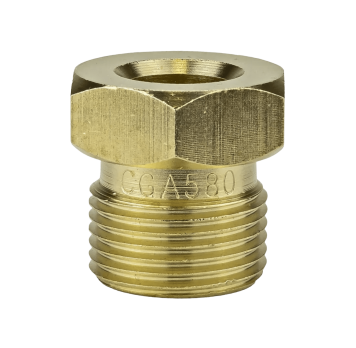 CGA 580 Helium Nut for Standard Wrench Tight Balloon Fillers