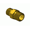 Brass CGA 577 Outlet Adapter - Oxygen