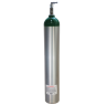 24 Cu Ft Aluminum Medical Oxygen (O2) Cylinder + CGA 870 Post Valve + ON/OFF Toggle
