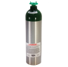 6.0 Cu Ft Aluminum Medical Oxygen (O2) Cylinder - Valve NOT Included