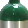 22 Cu Ft Aluminum Medical Oxygen (O2) Cylinder - Valve NOT Included