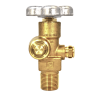 Sherwood Residual Pressure Valve for Helium, CGA 580, Oversize Thread Inlet (GRPV580R61-28-7)