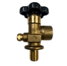 INERT GAS, ARGON, NITROGEN, HELIUM CYLINDER VALVE - CGA 580 - GV58051-32-LX-75