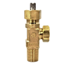 Sherwood Chlorine Cylinder Valve, CGA 820, 3/4"-14 CL-4, 158 Fuse Plug, Garlock Packing