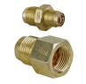 1/4 NPTF Brass Plug; CG3 212