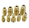 Male CGA 440 Flare Tubing Adapter - Cryogenic Oxygen, 5/8" Flare x 1/4" MNPT