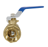3/4" Superior Brass Ball Valve, Threaded Connection