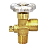 Inert Gas, Argon, Nitrogen, Helium CGA 580 Cylinder Valve (GV58061-38)