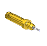 Nipple - Residual Pressure Valve, CGA350, SS PIN