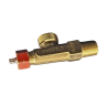 Sherwood Manifold Acetylene Valve + Handwheel, CGA 520; 3/8-18 NGT