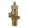 Sherwood Chlorine Ton Container Valve, CGA 820, Robust 3/4"-14 CL-1, PTFE Packing