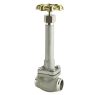 1" Stainless Steel Globe Bolted Bonnet Socket Weld Ends