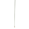 Polypropylene dip tube, ¼", 52” overall length with inlet, + brass ¼" MNPT fitting  