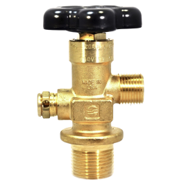 Sherwood Carbon Dioxide CGA 320 Cylinder Valve + Lexan Handwheel