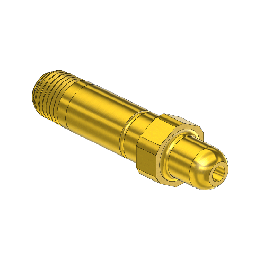 Western Enterprises 680-3SF Regulator Inlet Nipples, 1/4 in (NPT), 3 in L, CGA-680; CGA-695; CGA-702