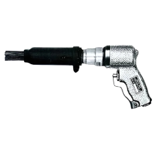 Heavy Duty Pistol Grip Needle Scaler, Model #250201, Round Nose