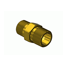 Outlet Adapter - CGA577, Oxygen, Brass