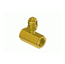 GGA702, Brass CGA Manifold Coupler Tee