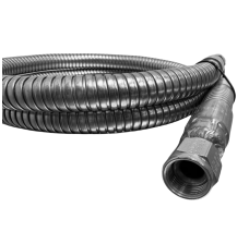 Stainless Steel Cryogenic Transfer Hose, CGA 440 for Oxygen, 15ft. OAL