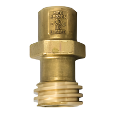 Marshall Forklift Truck Connector, 1-1/4" M. Acme x 3/8" FNPT (PA1428M)