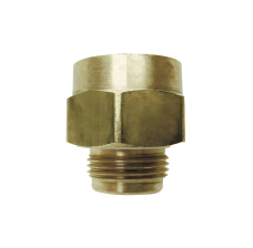 Marshall Female Transfer Valve Adapter, 3/4" FNPT x 3/4" MNPT, Brass (PA5133)