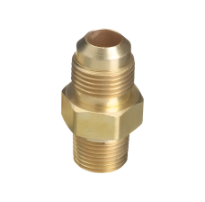 Flare Tubing Adapter for Refrigerants, CGA 182, Male, 3/8" Flare x 1/4" MNPT