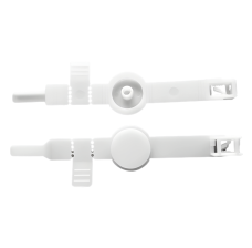 Wrap & Lock Short-Stemmed Dust Cover, White, 100 PK