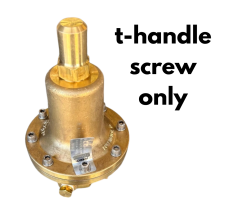 RegO BR1786ST T-Handle Adjusting Screw, For BR-1786/88 Regulators
