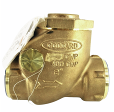 RegO Goddard 840/846M Bronze Swing Check Valve, 2" Silver Braze