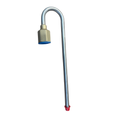 RegO Candy Cane Riser Tube & Assembly, SS, Brass Fitting, 1/2" FNPT, .375"