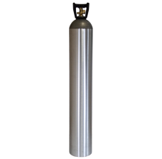 Industrial Gas Cylinder + CGA 580 Valve Inserted, 150 Cubic Ft