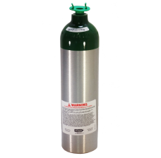 6.0 Cu Ft Aluminum Medical Oxygen (O2) Cylinder - Valve NOT Included