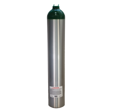  24 Cu Ft Aluminum Medical Oxygen (O2) Cylinder - Valve NOT Included