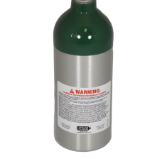 4.0 C Ft Aluminum Medical Oxygen (O2) Cylinder - Valve NOT Included