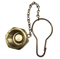 One-Piece CGA 326 Plug & Chain Assembly 