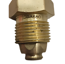 CGA 580 Helium Nut for Standard Wrench Tight Balloon Fillers