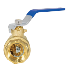 1/4" Superior Brass Ball Valve, Threaded Connection