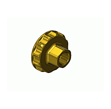 CGA-300 Handtight Nut for Ethyl Chlorides (R160) Formerly Commercial Acetylene