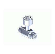 GGA326, Chrome Plated Brass CGA Manifold Coupler Tee