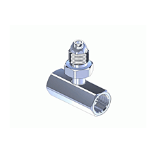 GGA500, Chrome Plated Brass CGA Manifold Coupler Tee