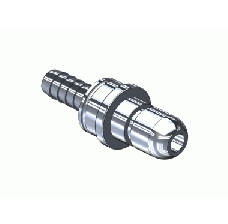 DISS-2220-A Nipple w/ O-Ring for Wagd/Evacuation