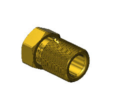 Brass CGA 347 Outlet Adapter, Air