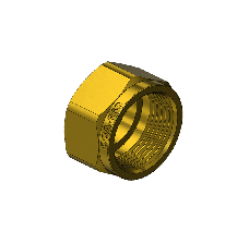 CGA 660 Hex Nut