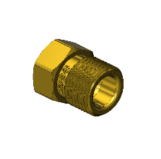 Brass CGA 346 Outlet Adapter - Air 