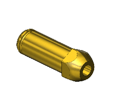 CGA 296, Nipple, 5/16"RECESS