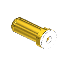 Hand Tight Nipple, Western #6-CO-4M1, CGA 320, 1/4" Recess