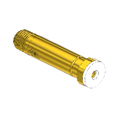 Western #CO-4CV - Check Valve Nipple, CGA 320, 1/4NPTM, 2.5"LNG